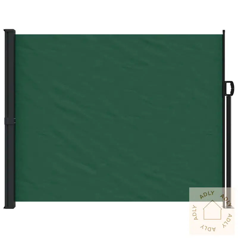 Uttrekkbar Sidemarkise Mørkegrønn 170X300 Cm