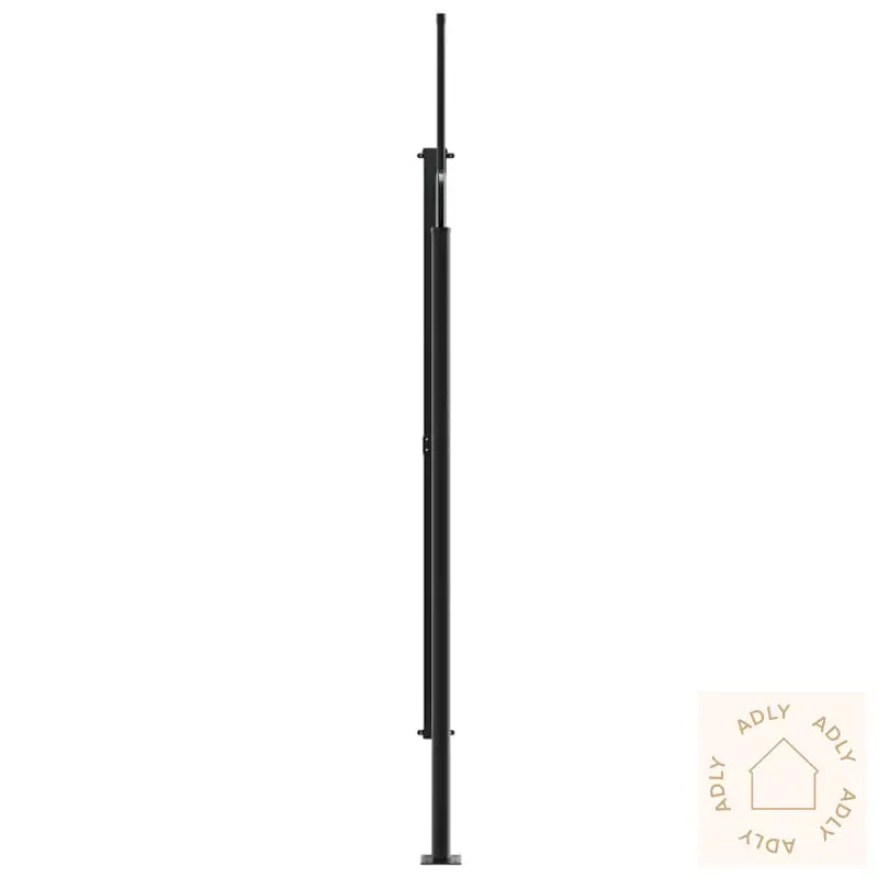 Uttrekkbar Sidemarkise Mørkegrønn 200X600 Cm