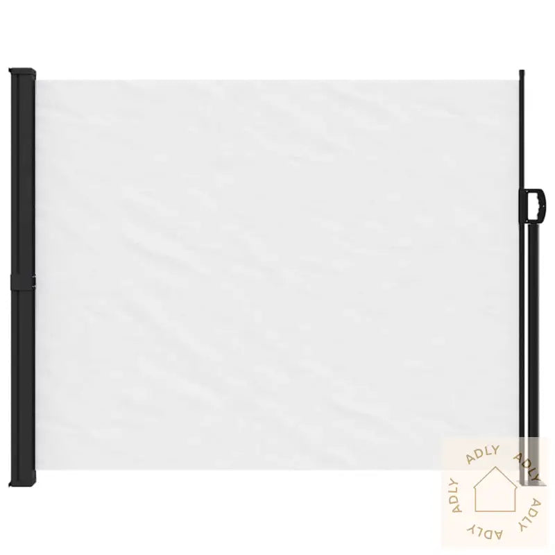 Uttrekkbar Sidemarkise Hvit 160X500 Cm