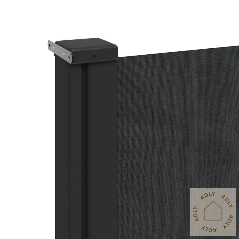 Uttrekkbar Sidemarkise 160X600 Cm Svart