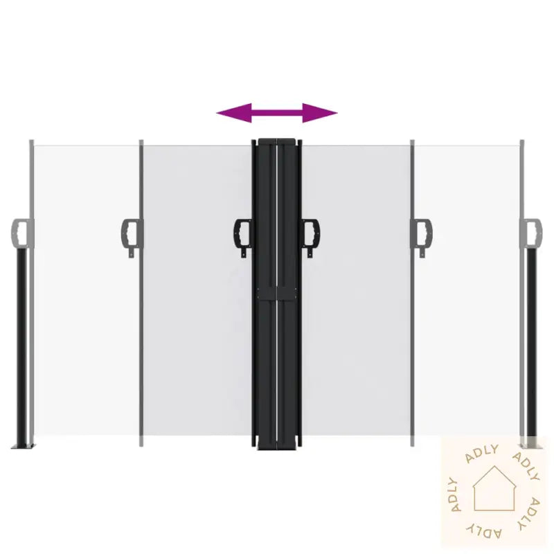 Uttrekkbar Sidemarkise 140X1000 Cm Hvit