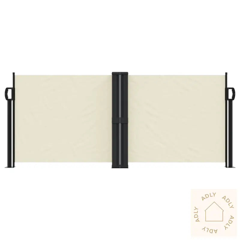Uttrekkbar Sidemarkise 100X1000 Cm Kremhvit