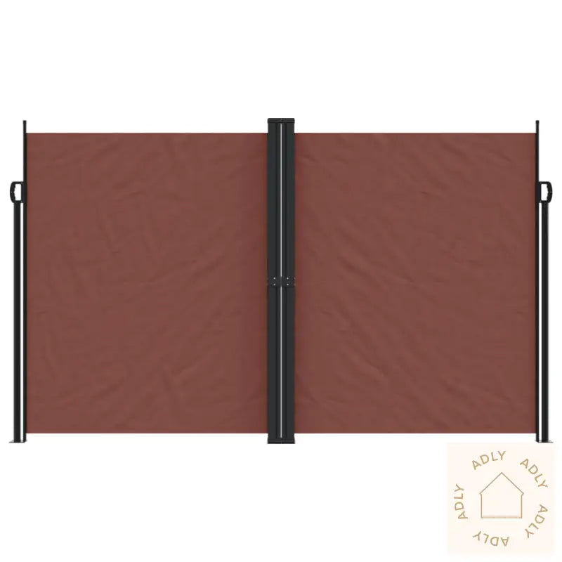 Uttrekkbar Sidemarkise 200X600 Cm Brun