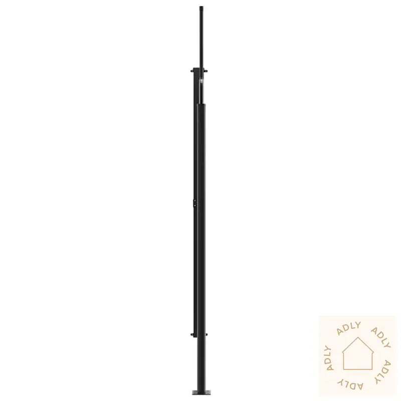 Uttrekkbar Sidemarkise Gråbrun 200X600 Cm