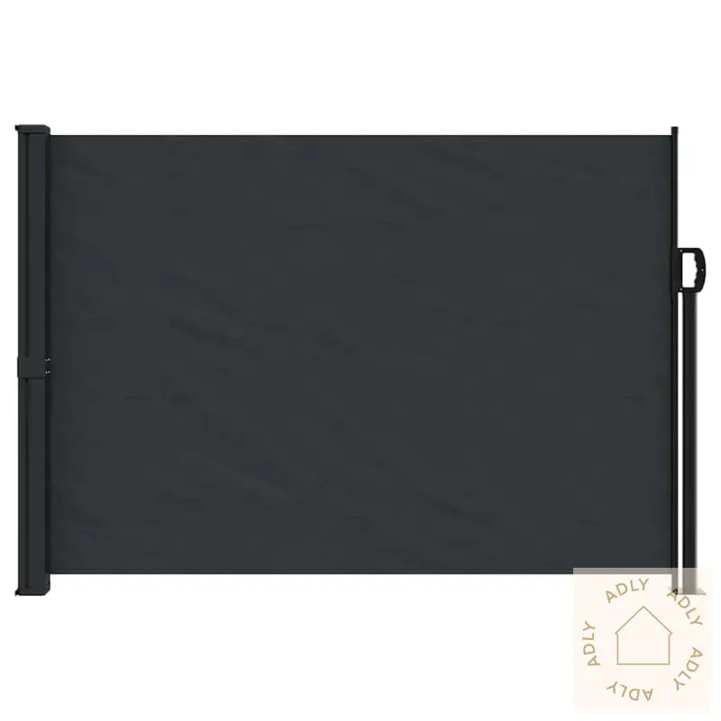 Uttrekkbar Sidemarkise Svart 140X300 Cm