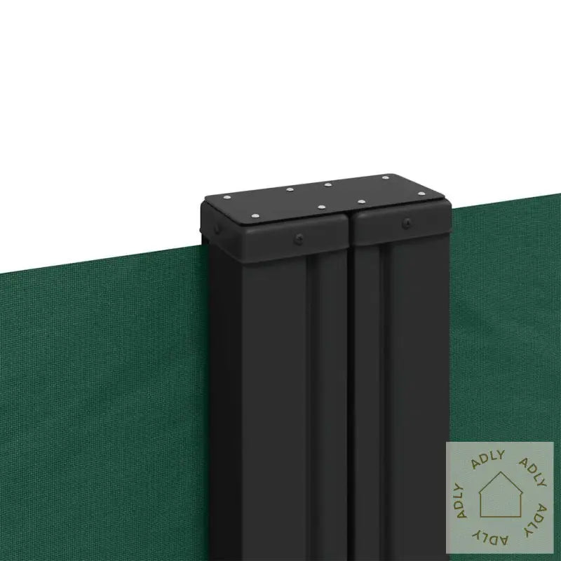 Uttrekkbar Sidemarkise Mørkegrønn 180X600 Cm