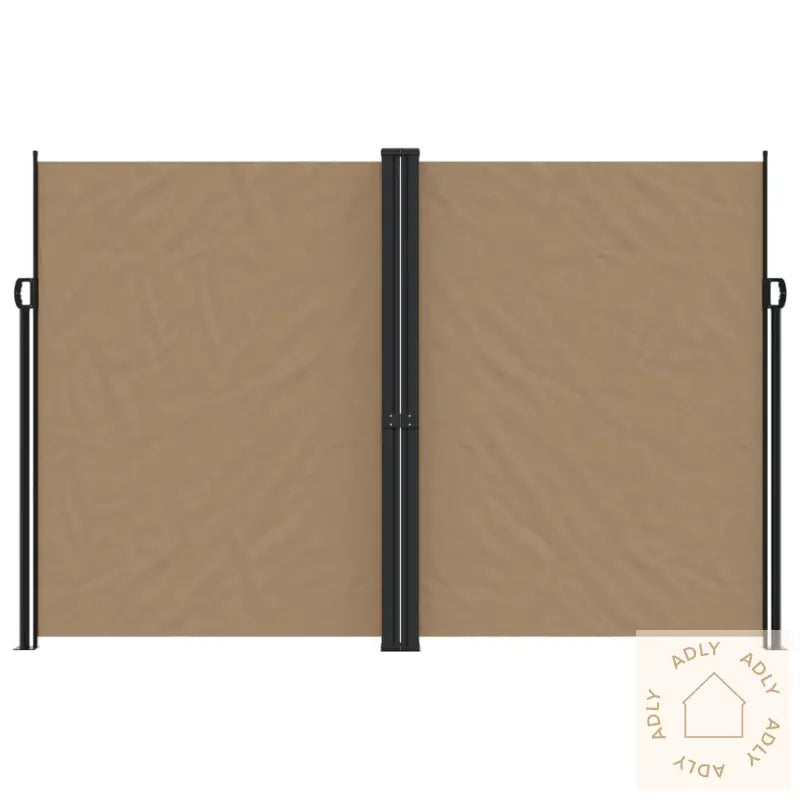 Uttrekkbar Sidemarkise 220X1200 Cm Gråbrun