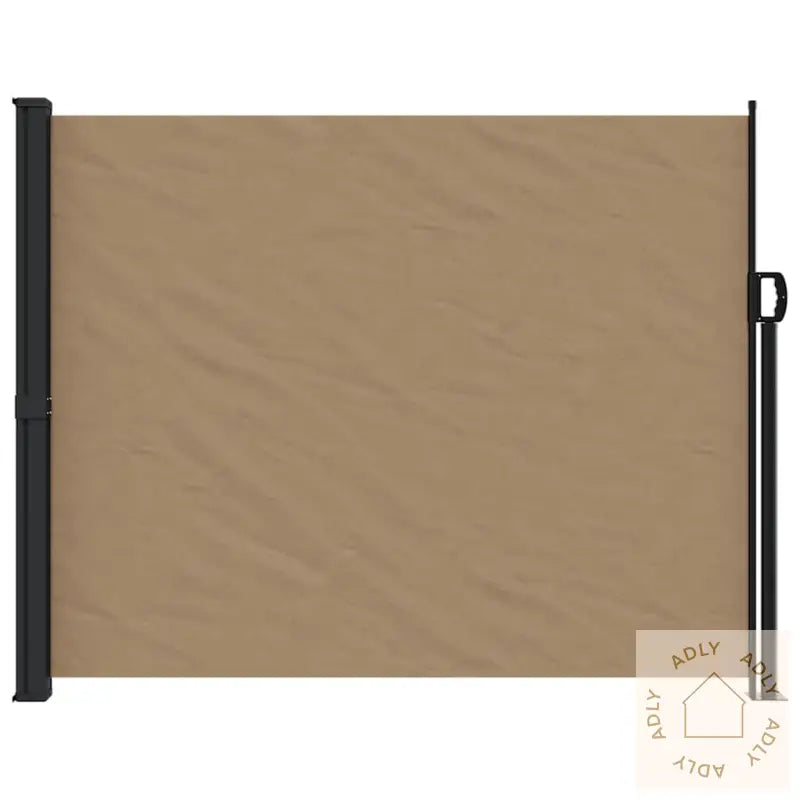Uttrekkbar Sidemarkise Gråbrun 160X500 Cm