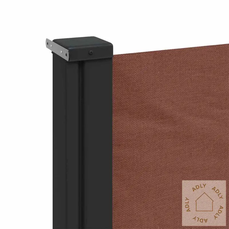 Uttrekkbar Sidemarkise Brun 100X500 Cm
