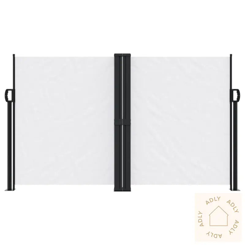 Uttrekkbar Sidemarkise Hvit 140X600 Cm