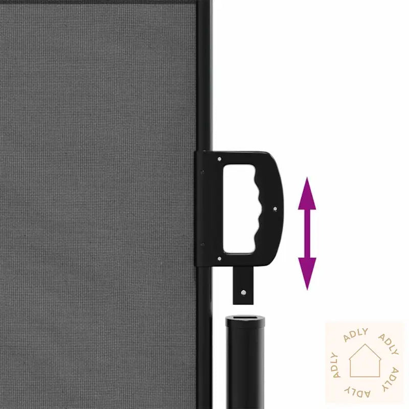 Uttrekkbar Sidemarkise 120X600 Cm Antrasitt