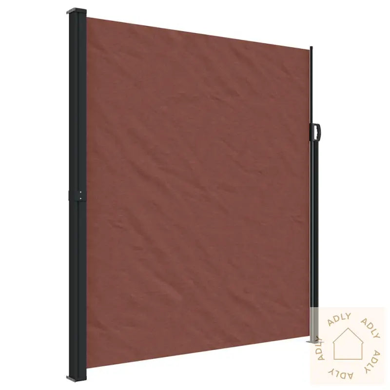 Uttrekkbar Sidemarkise Brun 220X500 Cm