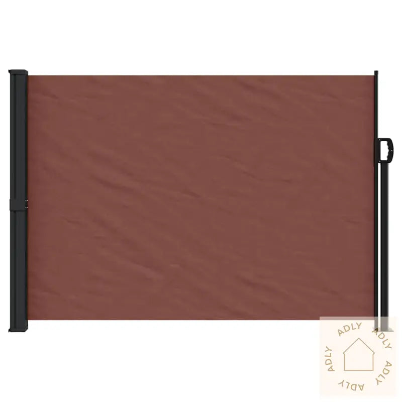 Uttrekkbar Sidemarkise Brun 140X300 Cm