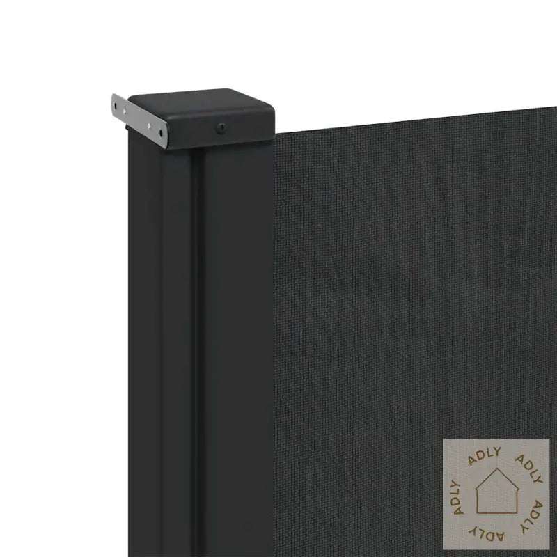 Uttrekkbar Sidemarkise 120X600 Cm Svart