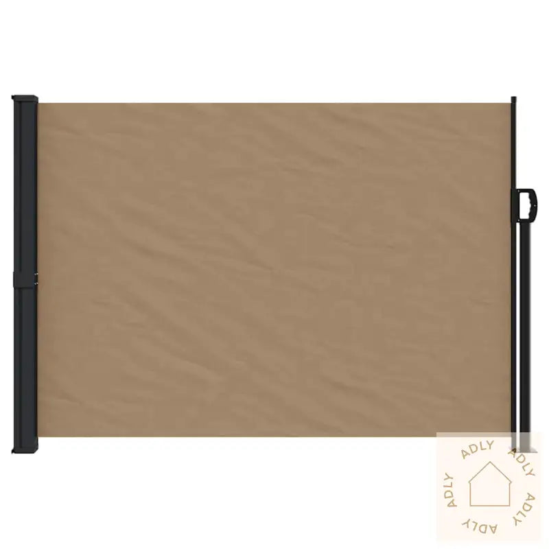 Uttrekkbar Sidemarkise Gråbrun 140X300 Cm