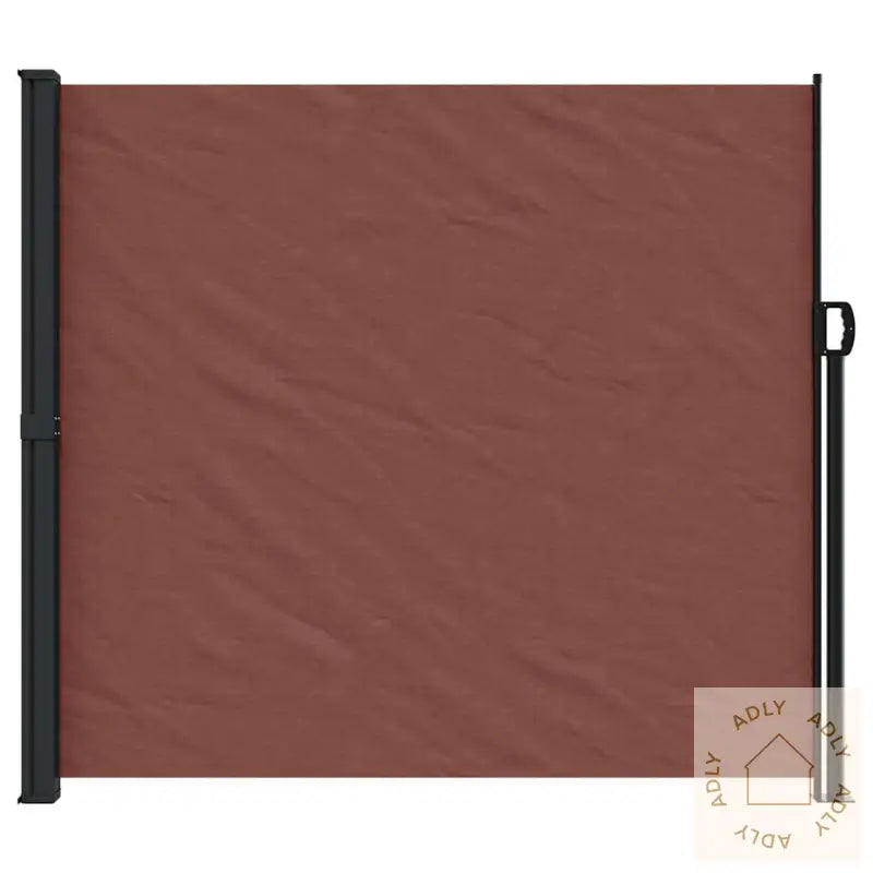 Uttrekkbar Sidemarkise 180X600 Cm Brun