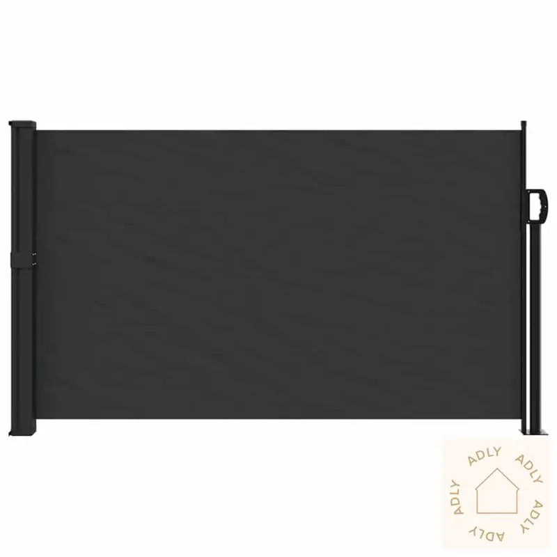 Uttrekkbar Sidemarkise 120X600 Cm Svart