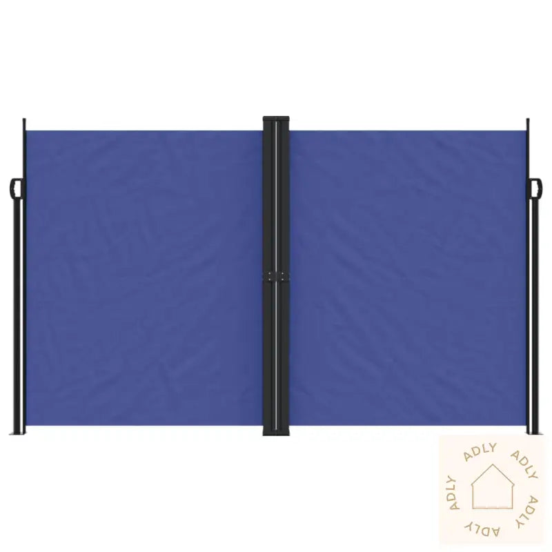 Uttrekkbar Sidemarkise Blå 200X1200 Cm