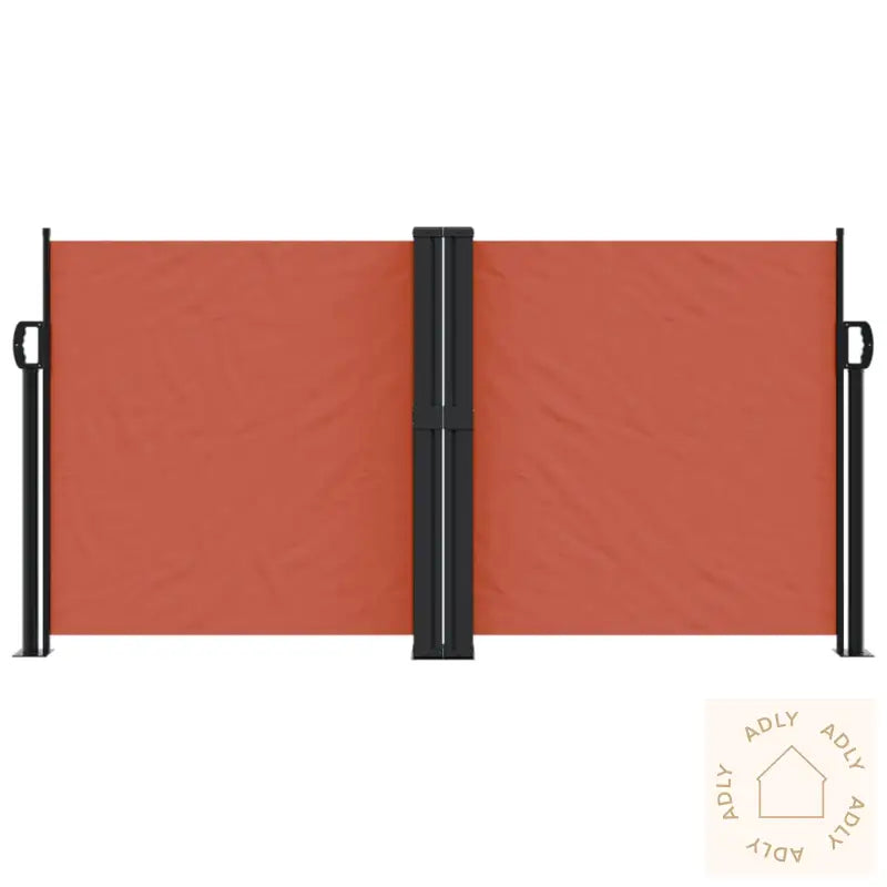 Uttrekkbar Sidemarkise Terrakotta 120X600 Cm
