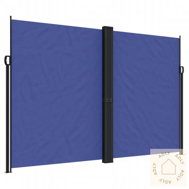 Uttrekkbar Sidemarkise Blå 220X600 Cm