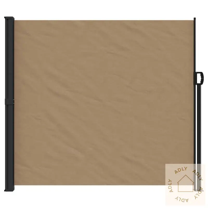 Uttrekkbar Sidemarkise Gråbrun 180X600 Cm