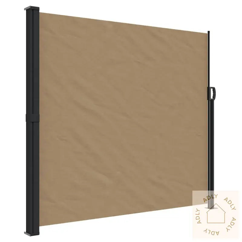 Uttrekkbar Sidemarkise Gråbrun 180X600 Cm