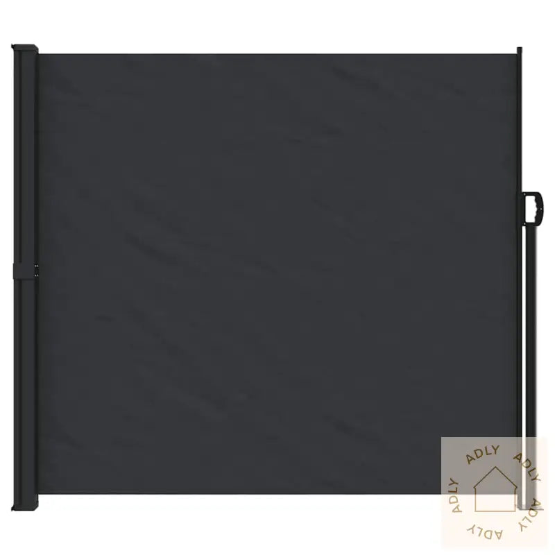 Uttrekkbar Sidemarkise 180X600 Cm Svart