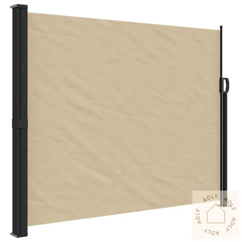 Uttrekkbar Sidemarkise Beige 160X500 Cm