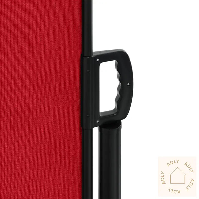 Uttrekkbar Sidemarkise 120X600 Cm Rød
