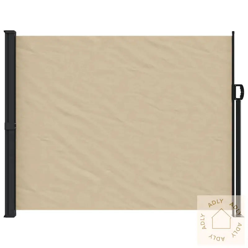Uttrekkbar Sidemarkise Beige 160X500 Cm