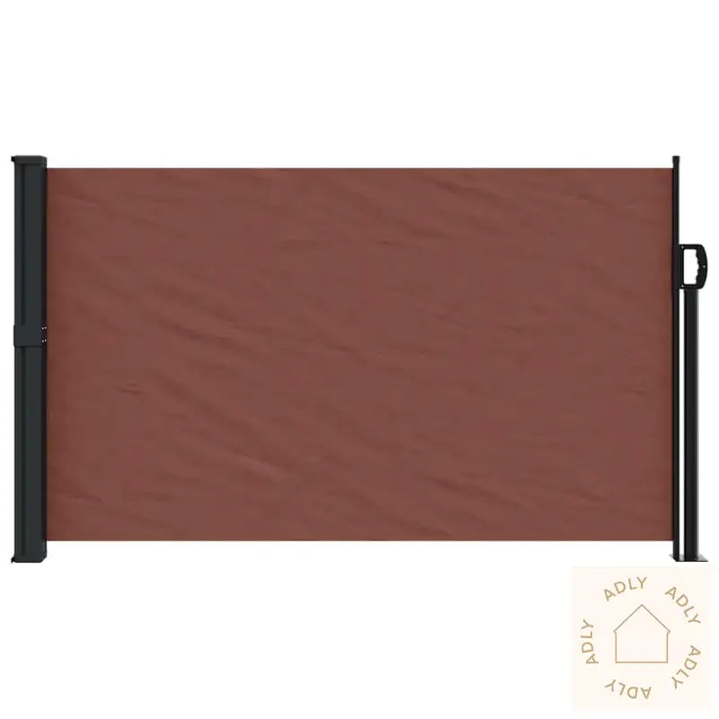 Uttrekkbar Sidemarkise 120X600 Cm Brun