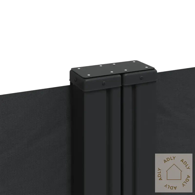 Uttrekkbar Sidemarkise 120X600 Cm Svart