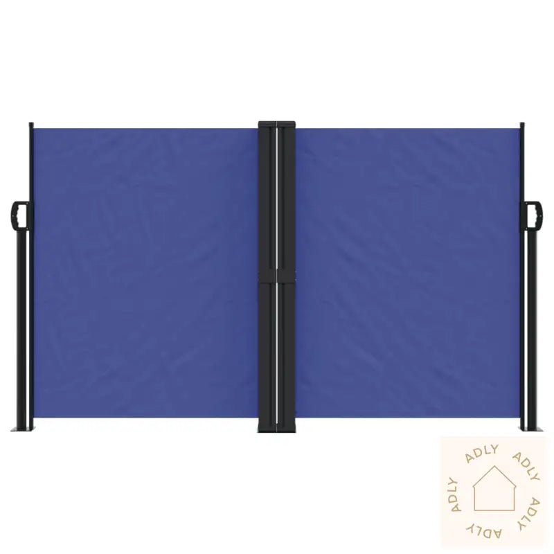 Uttrekkbar Sidemarkise 140X600 Cm Blå