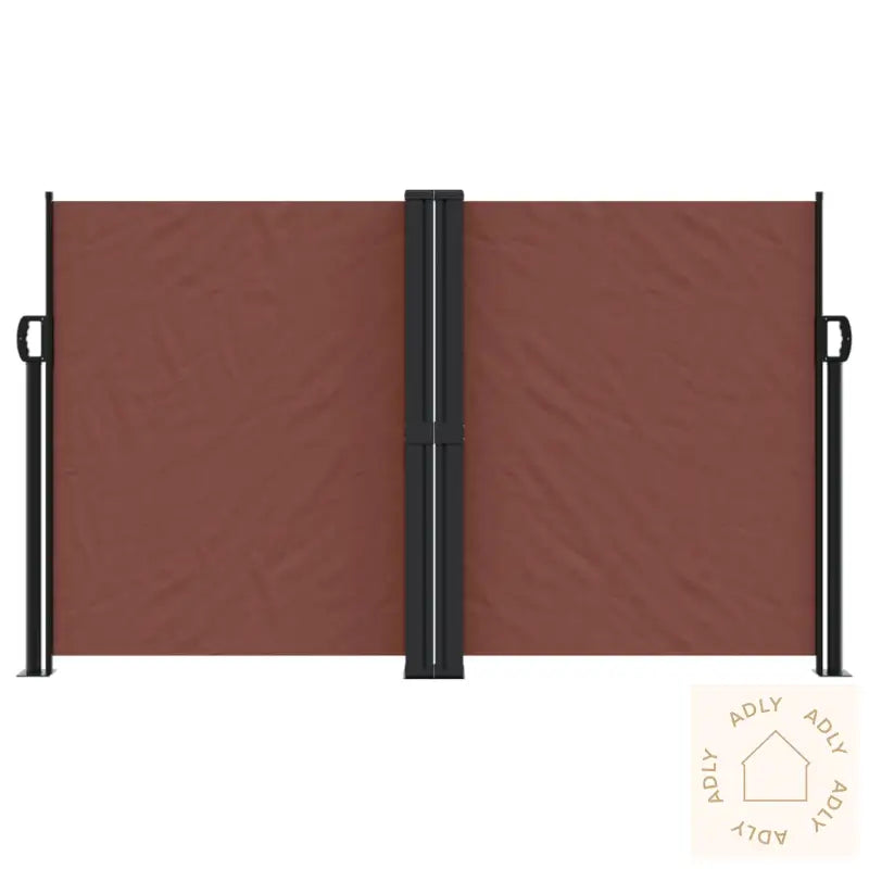 Uttrekkbar Sidemarkise Brun 140X1200 Cm