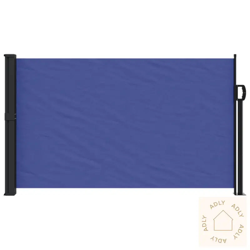 Uttrekkbar Sidemarkise 120X600 Cm Blå