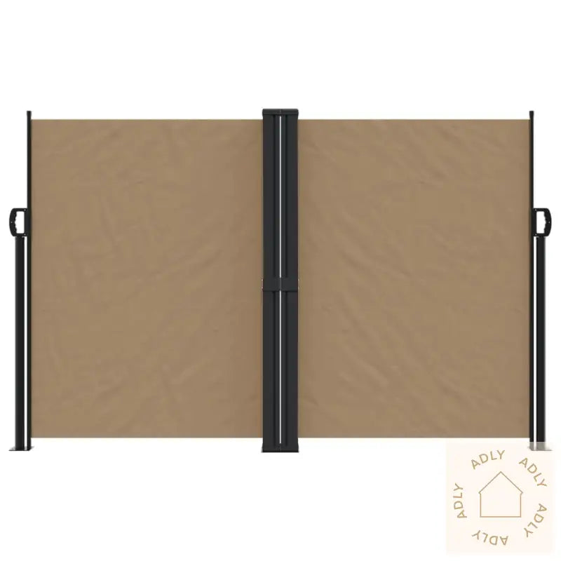 Uttrekkbar Sidemarkise Gråbrun 160X1000 Cm