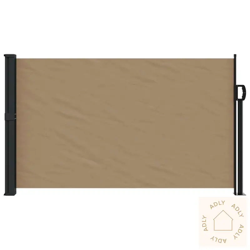 Uttrekkbar Sidemarkise Gråbrun 120X600 Cm