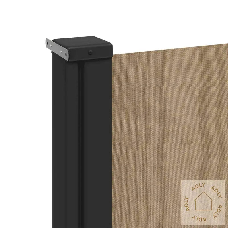 Uttrekkbar Sidemarkise Gråbrun 120X600 Cm