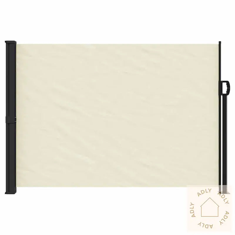 Uttrekkbar Sidemarkise Kremhvit 140X500 Cm