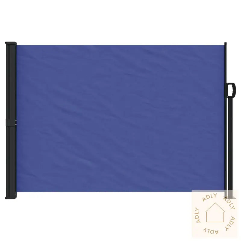 Uttrekkbar Sidemarkise 140X600 Cm Blå