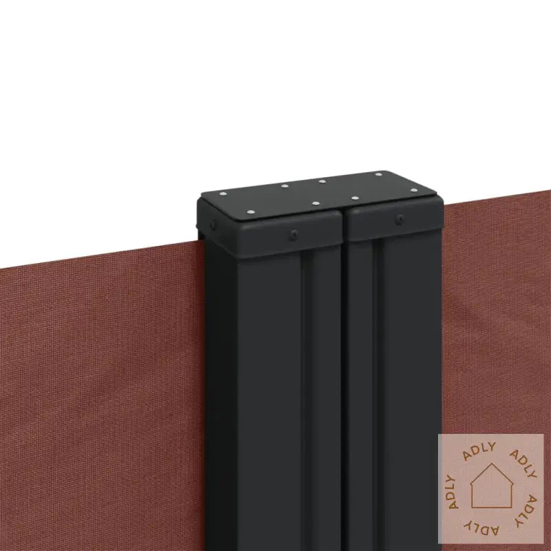 Uttrekkbar Sidemarkise Brun 120X1200 Cm