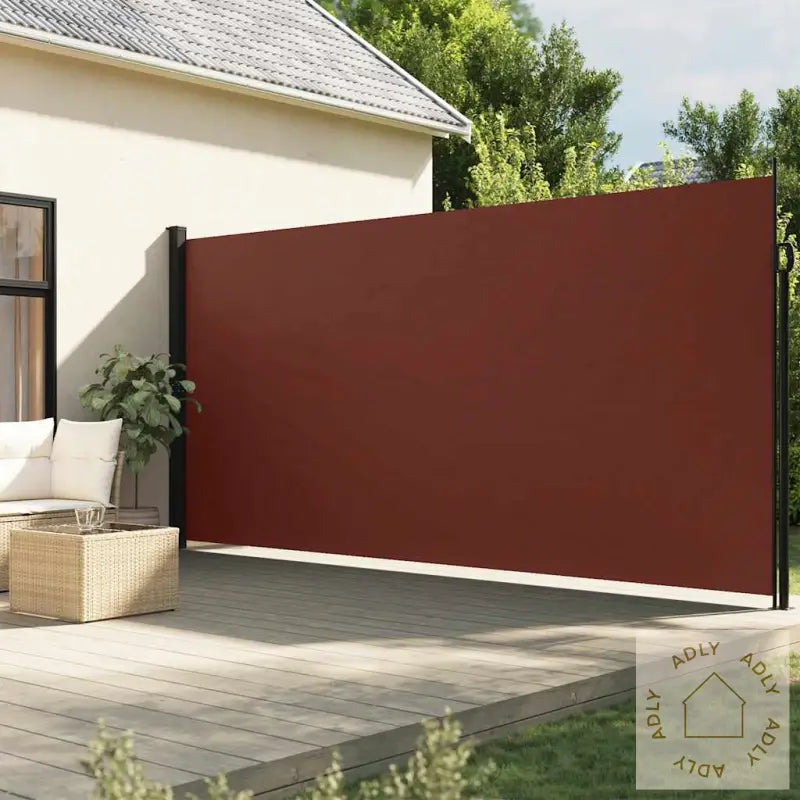 Uttrekkbar Sidemarkise Brun 200X300 Cm