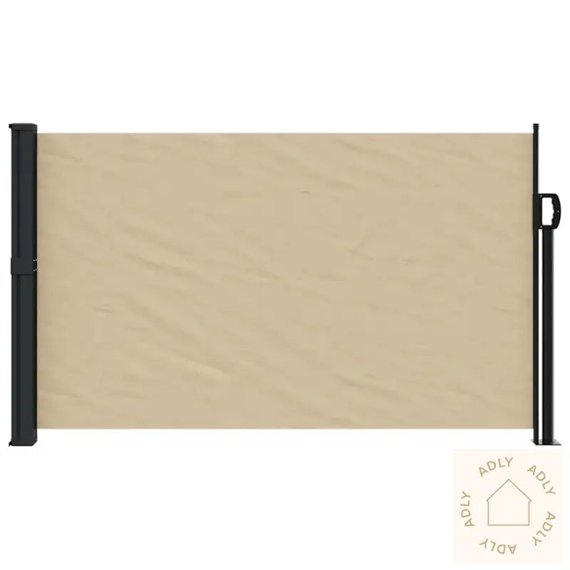 Uttrekkbar Sidemarkise Beige 120X600 Cm