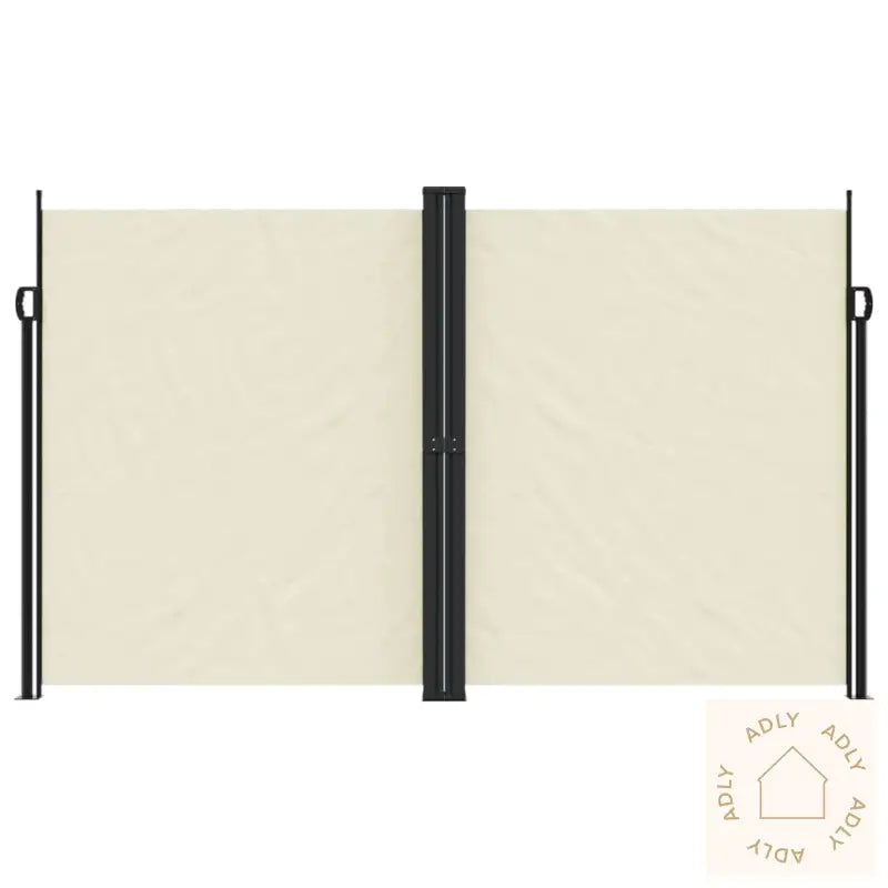 Uttrekkbar Sidemarkise 200X600 Cm Kremhvit