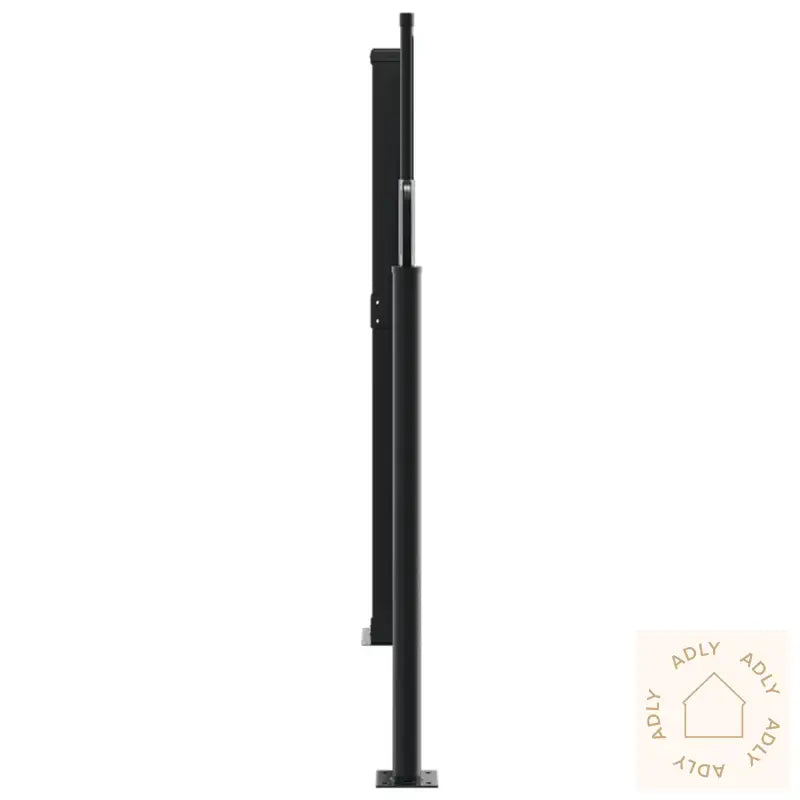 Uttrekkbar Sidemarkise Gråbrun 120X600 Cm