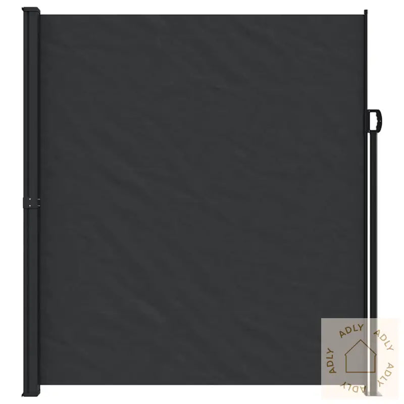Uttrekkbar Sidemarkise 220X600 Cm Svart