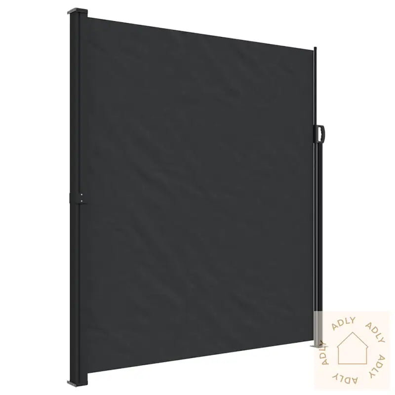 Uttrekkbar Sidemarkise 220X600 Cm Svart