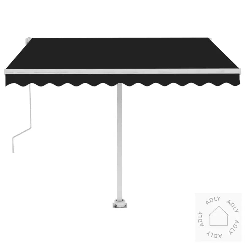 Frittstående Automatisk Markise 300X250 Cm Antrasitt