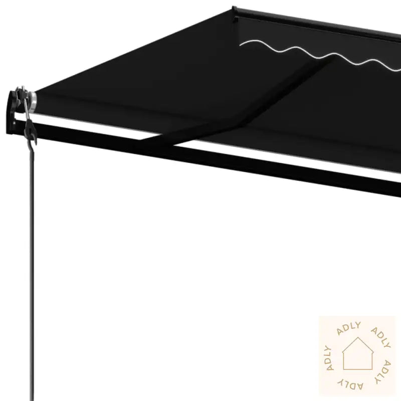Automatisk Uttrekkbar Markise 400X350 Cm Antrasitt