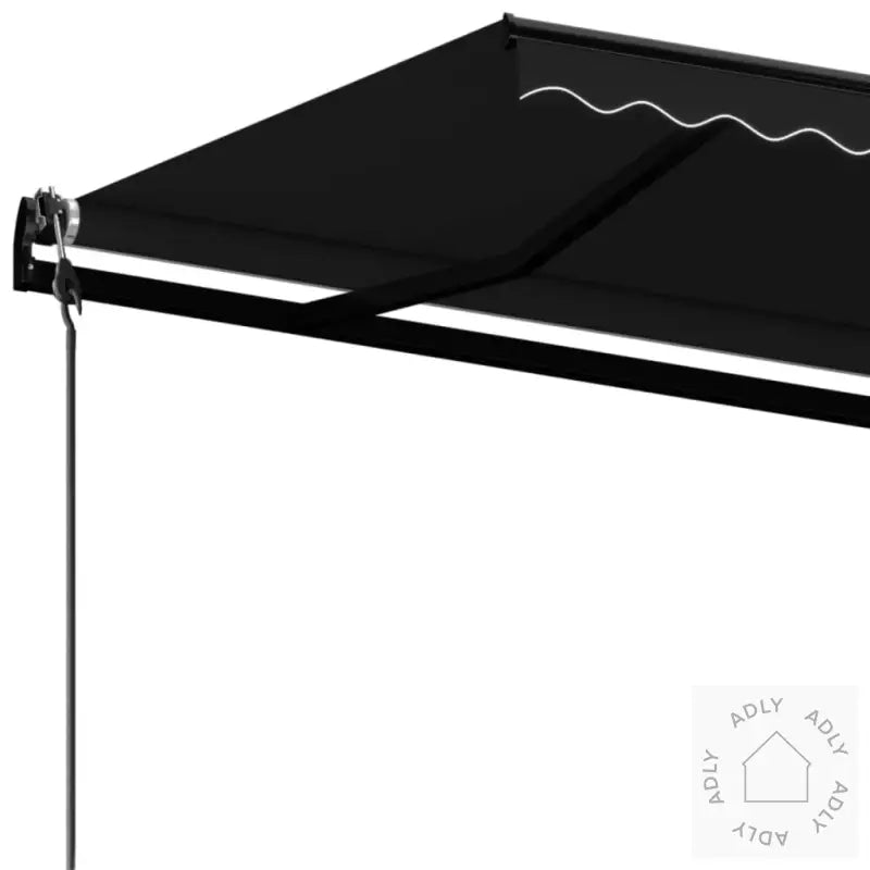 Automatisk Uttrekkbar Markise 450X350 Cm Antrasitt